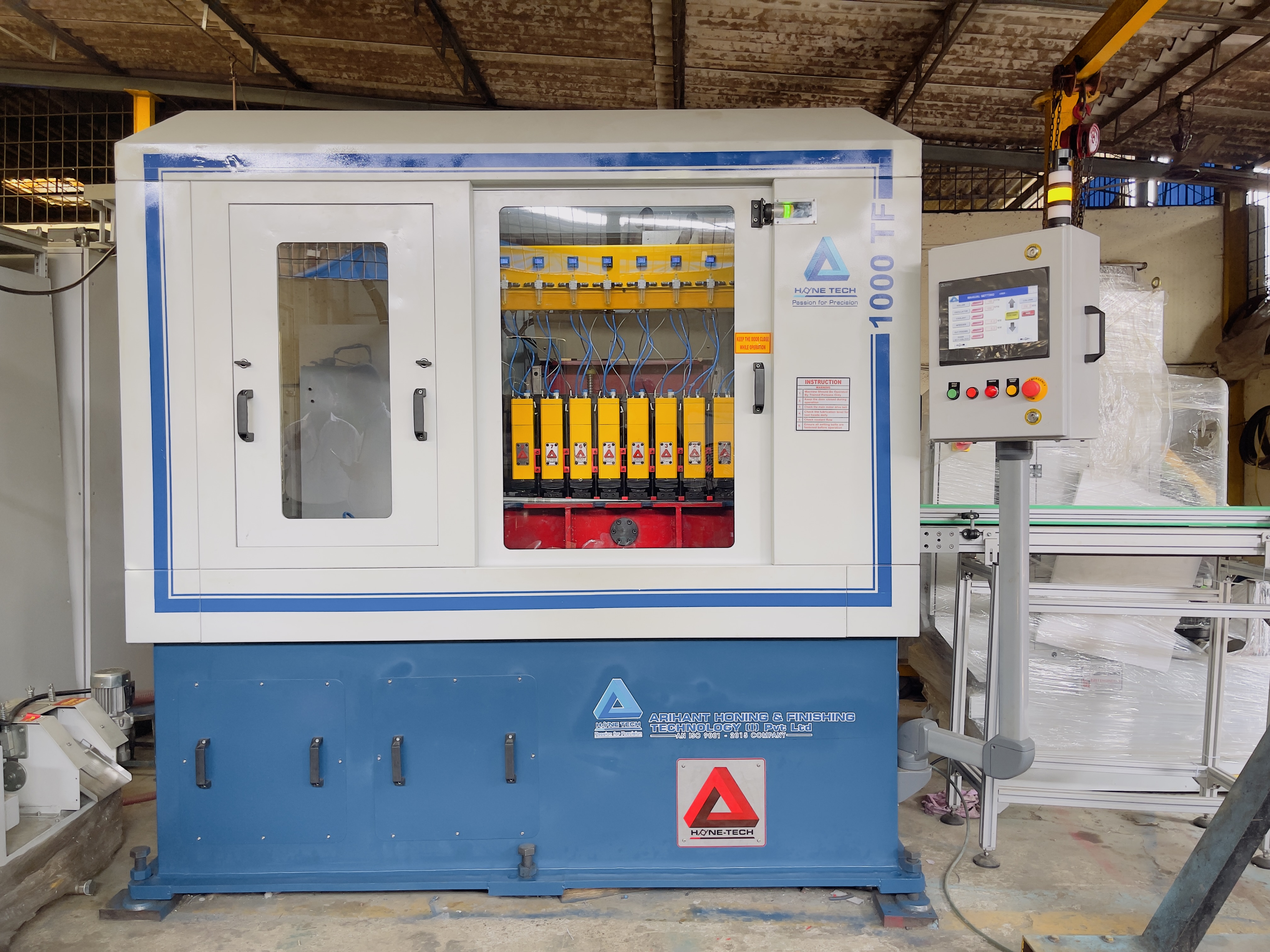 Through-Feed Superfinishing